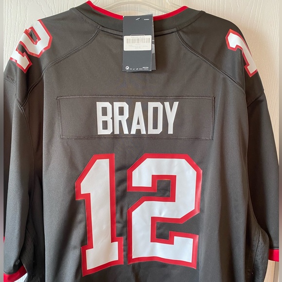 NWT Tom Brady Tampa Bay Buccaneers No. 12 short sleeve alternate Jersey - Picture 8 of 9